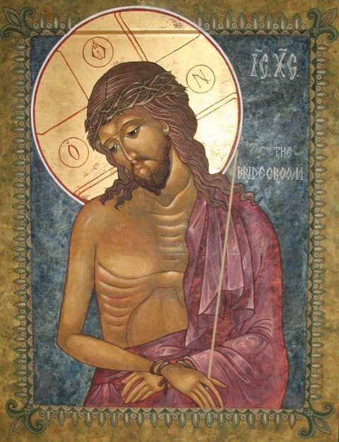 Christ the Bridegroom (Nymphios), Orthodox panel icon